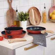 Cookut Kit Poêles/casserole 7pces - Rouge